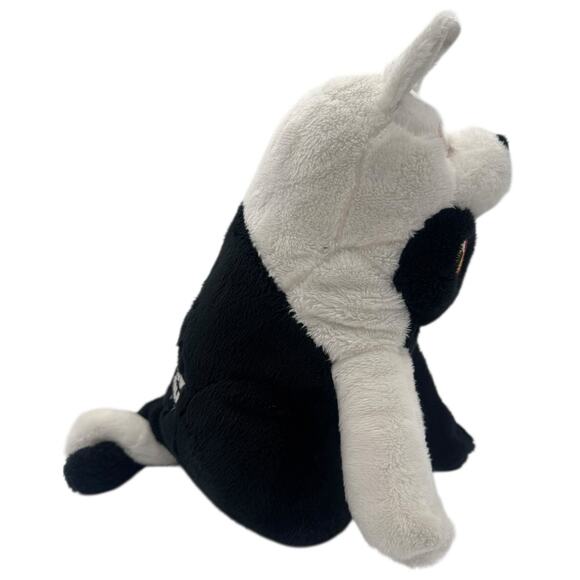 Meow Wolf Plush Twisted Multiverse Cat Wolf Black White 10” Stuffed Animal New - Picture 7 of 10